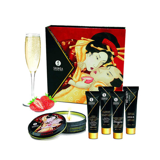 SHUNGA春画 艺妓的秘密草莓香槟套装 5件套 Geisha’s secret - Sparkling strawberry wine 商品图1