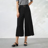 下架-EITIE爱特爱纯色通勤显瘦简约阔腿裤九分裤6605310裤子 商品缩略图3
