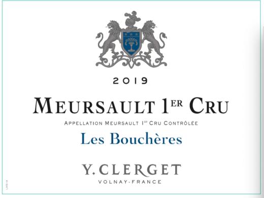 2019/2020 Y. Clerget, Boucheres Meursault 1er Cru【闪送】（65折） 商品图0