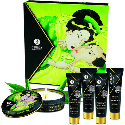 SHUNGA春画 艺妓的秘密有机绿茶套装 5件套 Geisha’s secret ORGANICA - Exotic green tea 商品图1
