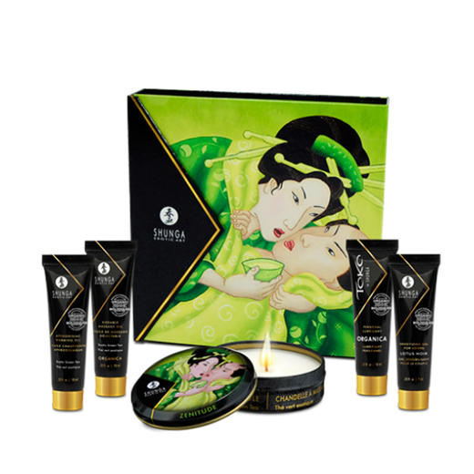 SHUNGA春画 艺妓的秘密有机绿茶套装 5件套 Geisha’s secret ORGANICA - Exotic green tea 商品图2