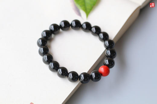 黑碧玺手串，珠径10mm 商品图2