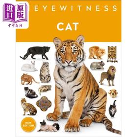 预售 【中商原版】Eyewitness系列 猫百科 Cat 英文原版 DK 目击者系列 动物 猫科 百科 科普 通识 生物