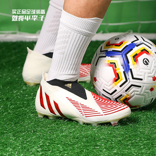 ADIDAS/阿迪达斯 PREDATOR EDGE+ FG 猎鹰高端无鞋带FG足球鞋GV7384 商品图2