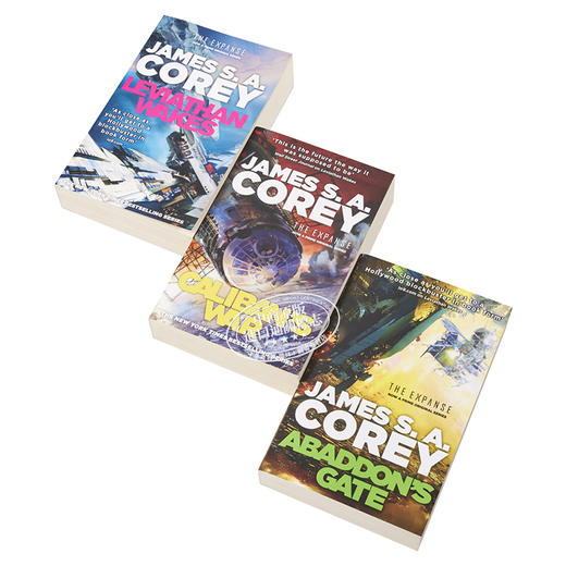 【中商原版】苍穹浩瀚系列 3本套装 英文原版 James S A Corey 阿巴登之门 卡利班之战 利维坦觉醒 商品图1
