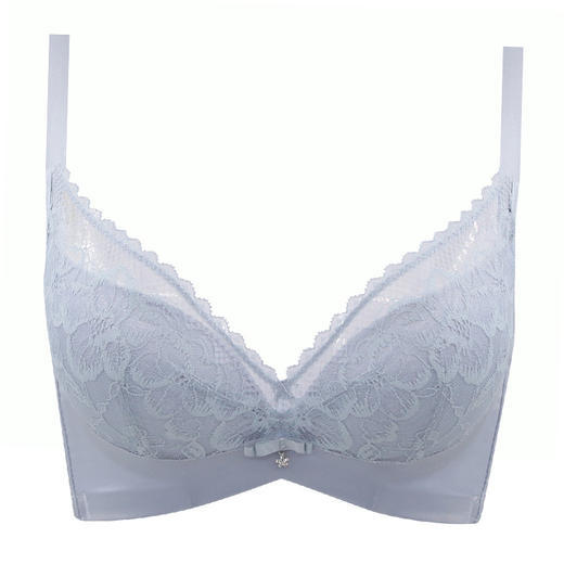 贝佳人2022新品柔软婴儿棉上薄下厚舒适聚拢文胸轻盈无感内衣女 商品图2