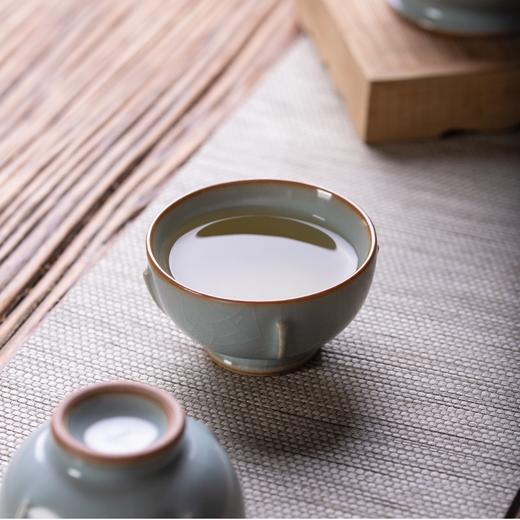 “欢喜”纯手工汝瓷精品茶具 李善明制 1壶2杯茶具套装（顺丰景德镇发货） 商品图2