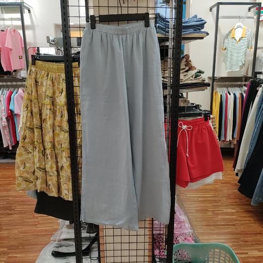 代女麻阔脚裤220042 商品图0