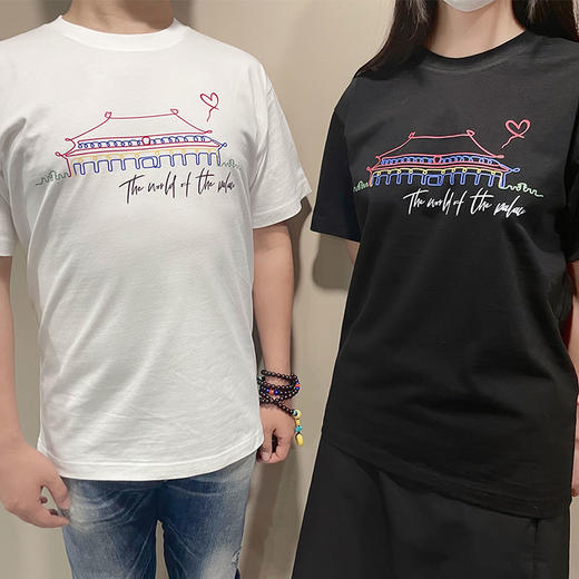 【采购专享】宫里的世界 夏日太和殿印花纯棉T恤 预售3天 商品图1