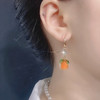 JU-AD3210夏季新款时尚百搭柿柿如意耳环女气质轻奢甜美耳扣设计感水果耳饰 商品缩略图2
