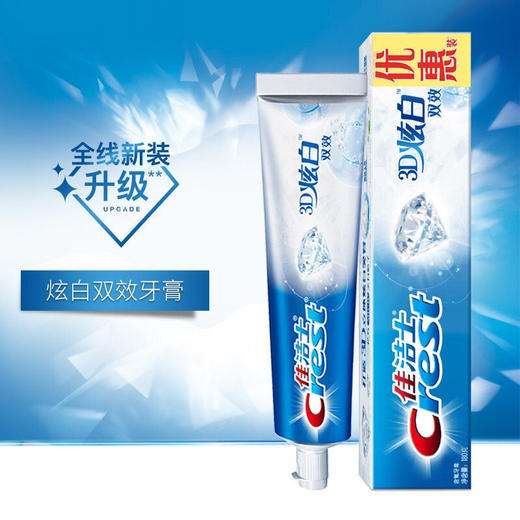 佳洁士3D炫白双效牙膏180g优惠装 商品图1
