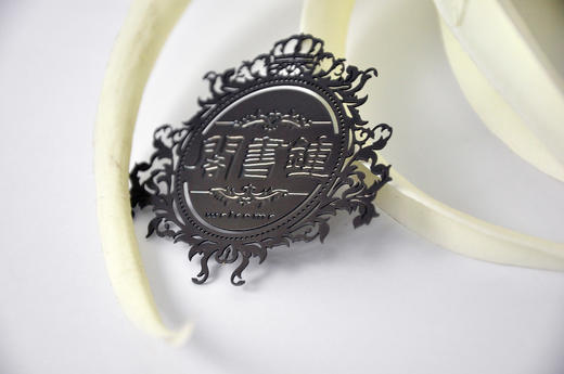 钟书阁LOGO金属艺术书签  商品图3