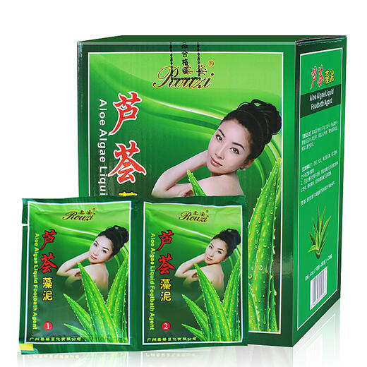 柔姿芦荟澡泥水晶泥足浴剂泡脚粉泡脚药足浴用品 商品图5