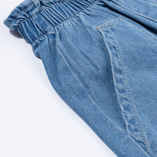 贝贝怡童装女童牛仔短裤夏季新款儿童柔软牛仔短裤时尚洋气外穿 商品图9