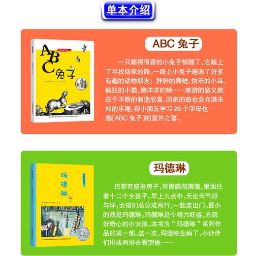 童话大师图画书 全9册 玛德琳 ABC兔子 彼得兔的故事大师名作绘本 国际大奖绘本 商品图4