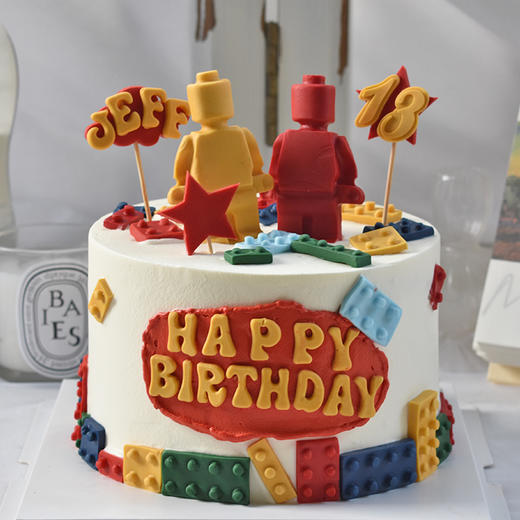 【乐高主题款】 - 千层生日蛋糕 商品图0