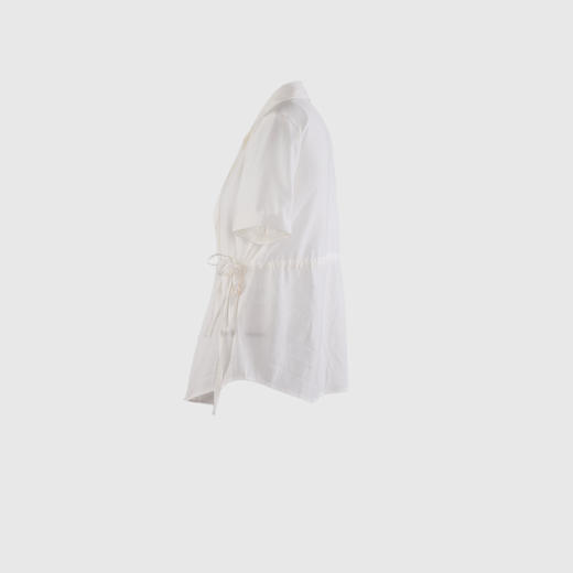 后松紧系带流苏装饰上衣 商品图1