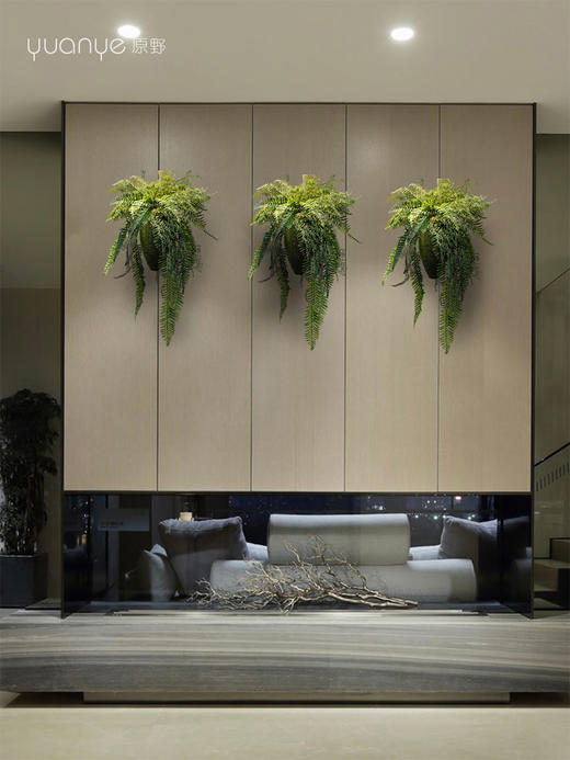 新中式仿真迎客松摆件墙面餐厅背景墙玄关茶室会所罗汉松装饰品 商品图0