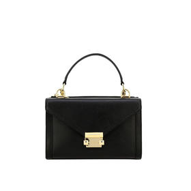 MICHAEL KORS 迈克·科尔斯 MK女包 WHITNEY系列皮质女士手提单肩斜挎包 黑色 30H8GWHM5L BLACK