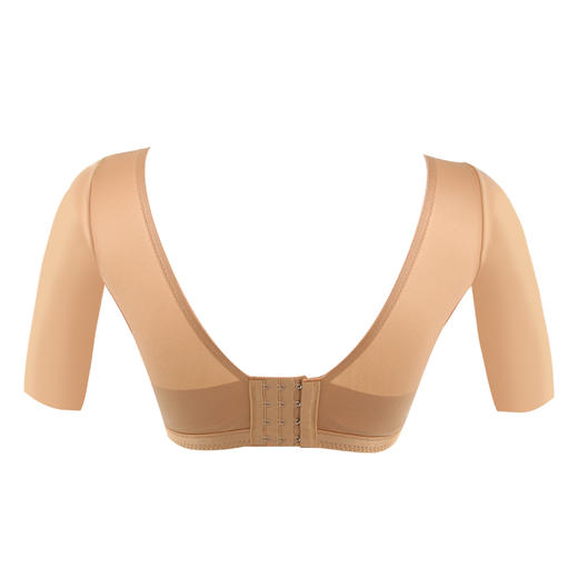 贝佳人新品文胸中袖大U领上托隐形聚拢内衣女全包容收副乳显瘦 商品图3