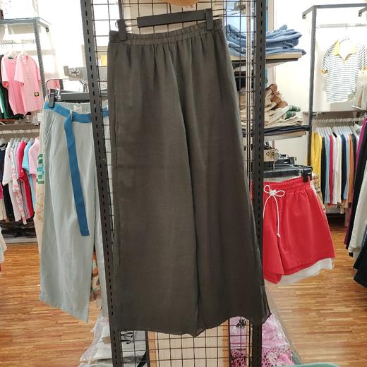 代女麻阔脚裤220042 商品图1