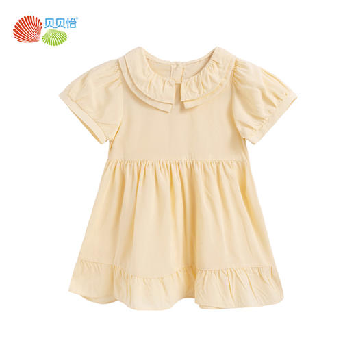 贝贝怡女童小清新田园风连衣裙夏季新品泡泡袖长裙222Q321
 商品图6