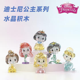 童品-迪士尼正版·透明水晶积木，MGLTOYS公主家族、米奇家族~