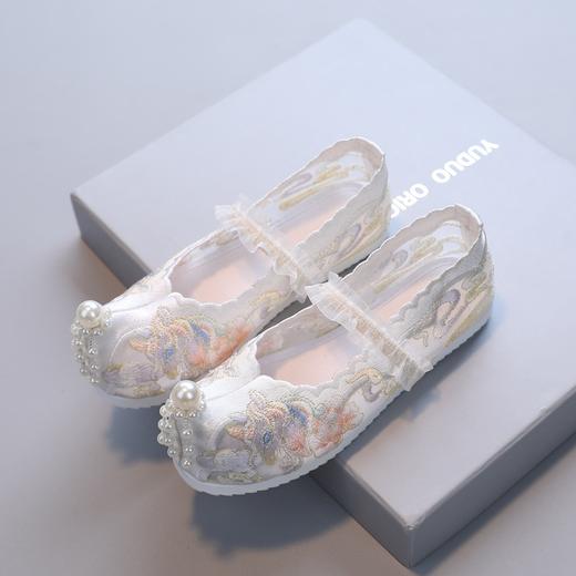 女童绣花鞋古风汉服透气网纱软底布鞋BS-021 商品图1