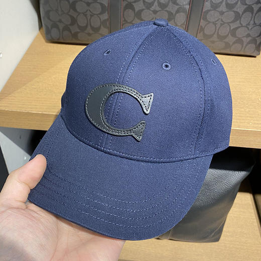 瑕疵 COACH/蔻驰 男女同款休闲纯色刺绣C字母遮阳帽棒球帽 商品图0