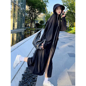 BMT-kdck-04中长款全身薄款衣 宽松大码女款200斤夏季透气电动车