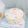 漂亮小花——女士女孩可爱生日蛋糕 商品缩略图0