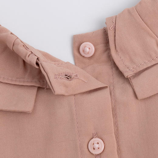 贝贝怡女童小清新田园风连衣裙夏季新品泡泡袖长裙222Q321
 商品图8