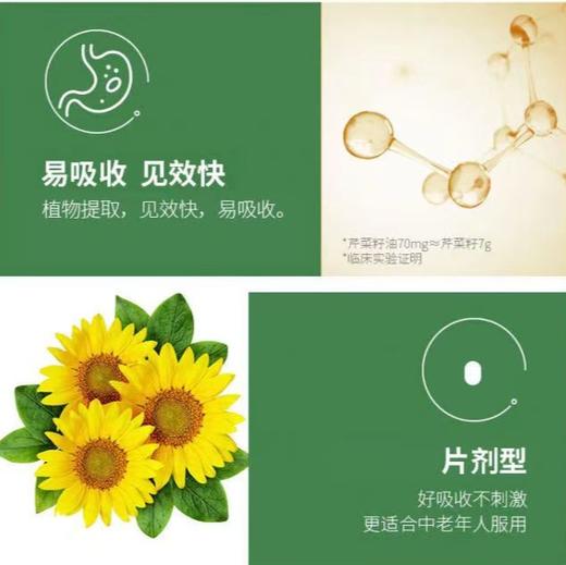 【无惧酸高 关节舒畅】芹菜籽葵花粉片 关节不痛灵活如风 辅助绛尿酸缓解痛风 绛酸片清酸青酸茶100片/瓶 商品图2