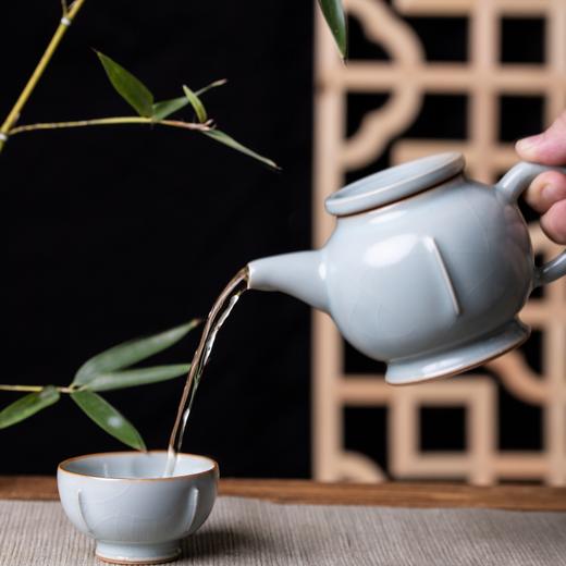 “欢喜”纯手工汝瓷精品茶具 李善明制 1壶2杯茶具套装（顺丰景德镇发货） 商品图3