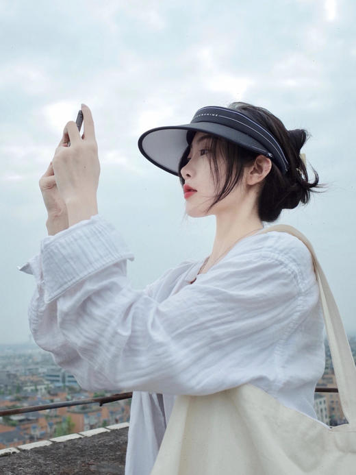 VVC防晒帽子女神帽风尚版 /时尚版 大帽檐遮脸防紫外线遮阳 商品图14