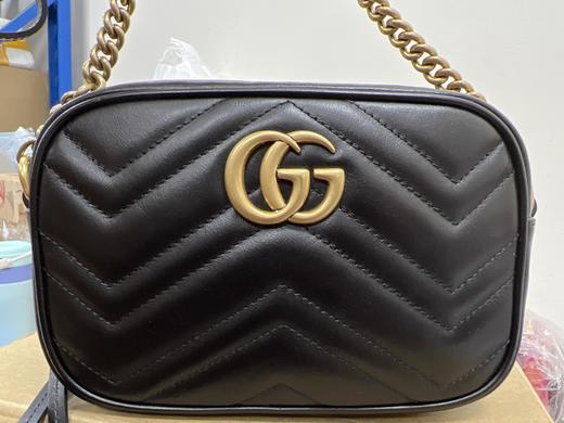 8094116372 古驰GUCCI GG Marmont【 限量红包 专柜同款】绗缝相机包单肩包 448065DTD1T1000 商品图3