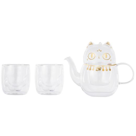 大英博物馆安德森猫玻璃杯壶一壶两杯套装礼盒 送女朋友生日礼物 商品图4