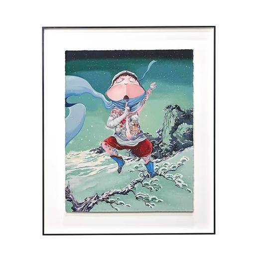 《雪松》吴琼丝网版画 商品图0