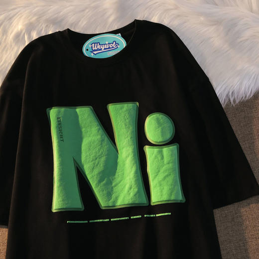 【在这里寻找合适的“ 它”】2022爆款100%纯棉短袖男女，vintage潮流宽松上衣新款，高档衣服ins潮热卖 商品图3