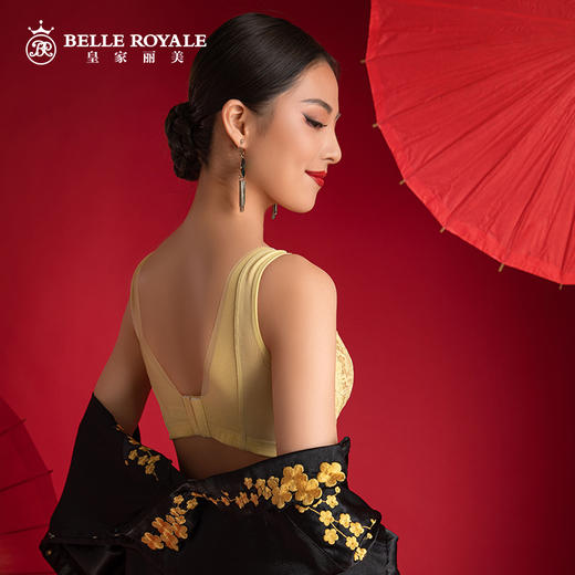 【秒杀品不退不换】皇家丽美大胸显小调整型薄款文胸收副乳聚拢防下垂大码文胸WJ032-1 商品图1