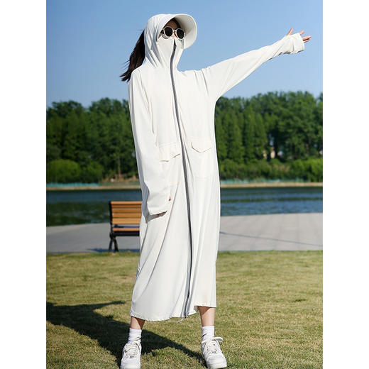 BMT-kdck宽松衣大码女款200斤夏季 中长款全身薄款透气电动车 商品图6