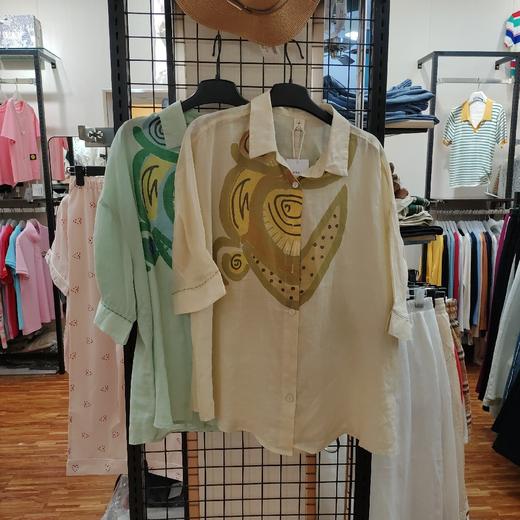 代女麻衬衣12121 商品图1