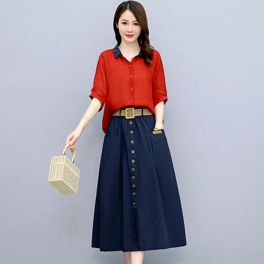 时尚优雅气质，休闲通勤风两件套HR-BBL2210-1 商品图3