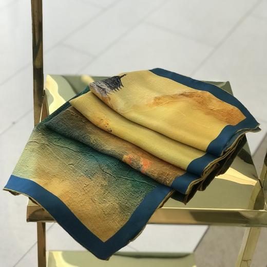优品堂《亭亭玉立》重磅精品桑蚕丝110×110方巾 商品图9