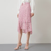 EITIE爱特爱夏季新款高腰a字不规则下摆优雅包臀蕾丝半身裙B2206916 商品缩略图1