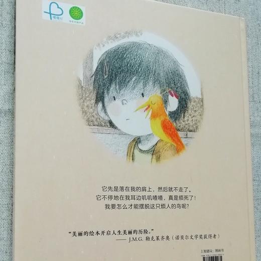 (仓发) 我肩上的一只小鸟（“宝贝，你慢慢来”精装哲学启蒙绘本，诺贝尔文学奖得主勒克莱奇奥推荐）/湖南少年儿童出版社/【比】茜比尔·德拉克罗瓦/9787556250035 商品图8