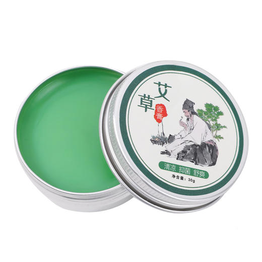 【限时特惠！买二送一！】驱蚊艾草香膏，植物萃取，温和不刺激，清凉止痒，防晕车，薄荷脑提神，婴儿可用，防蚊虫叮咬。ry 商品图4