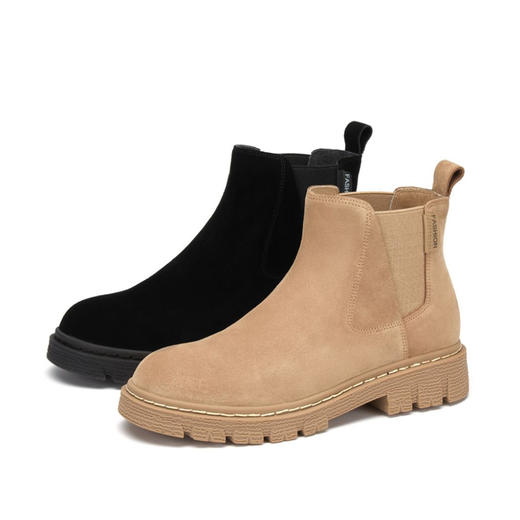 西村名物秋冬新款时尚短靴牛皮X20DS41031 商品图0