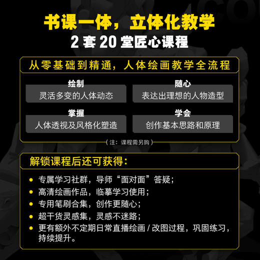 动漫人体结构表现技法专项训练 人体结构绘画教程游戏动漫人体结构原理与绘画教学手绘素描速写绘画基础入门自学临摹画册 商品图2