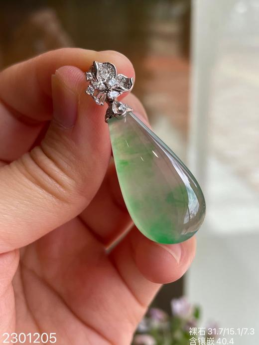 2301205，高冰飘翠福瓜吊坠，43999 商品图1